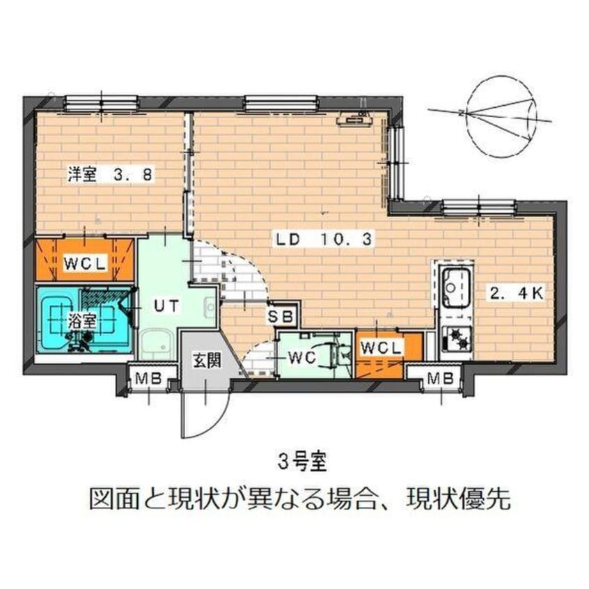 間取図 Consolatulle中島公園