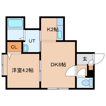 間取図 ロックイン菊水
