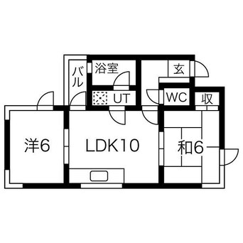 間取図 ヴィラ　プリンス