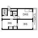 マンション丸隆の間取図