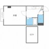 シティハウスメイプル 1Kの間取り