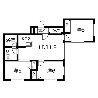 間取図 HAL旭山公園通り