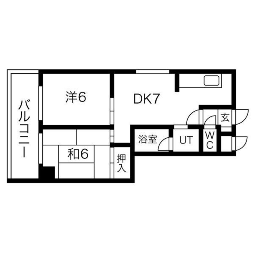 間取図 ラ・フォーレ山鼻