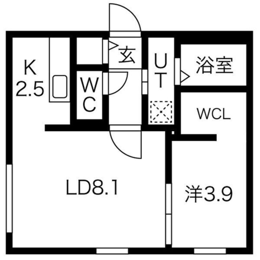 間取図 NOVA山鼻