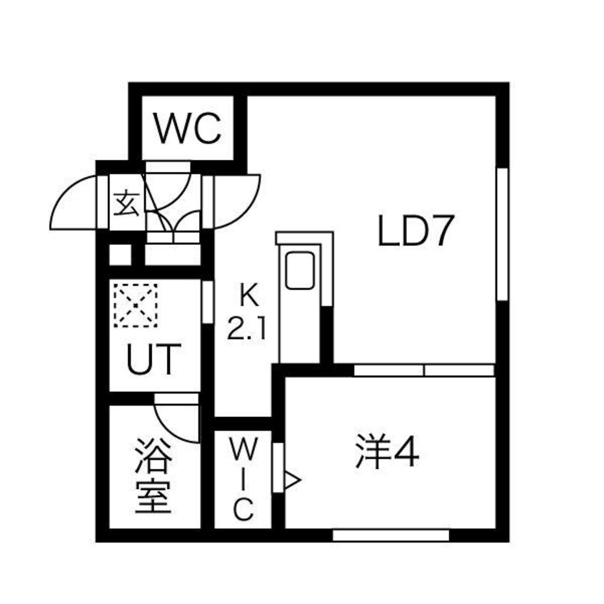 間取図 Leaf