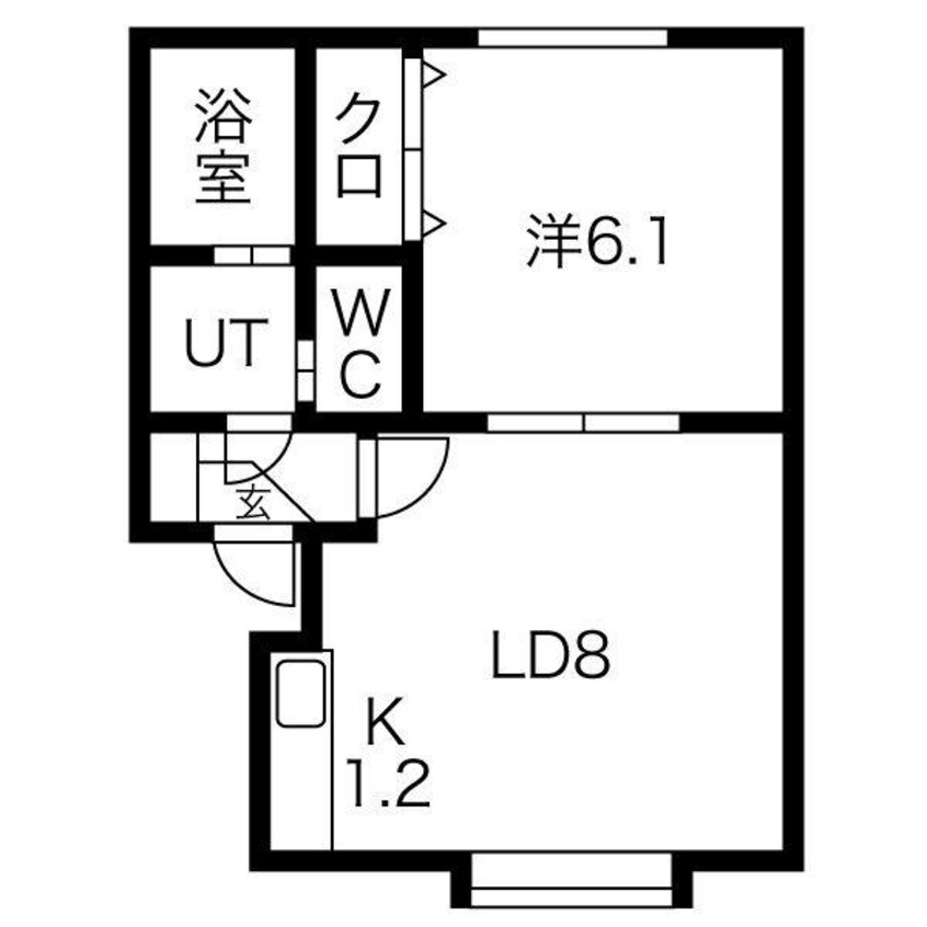 間取図 エクシード南11条