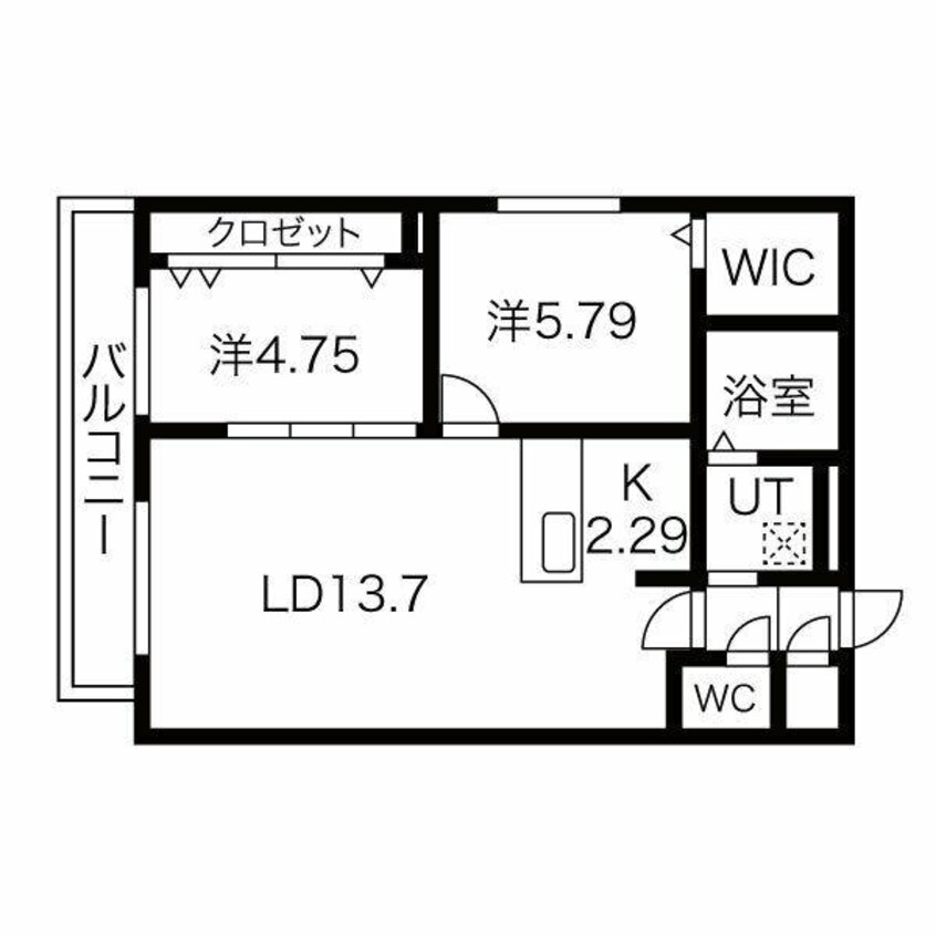 間取図 S15W7　MS