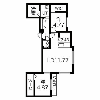 間取図 S15W7　MS