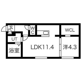 間取図 仮）南15西9MS