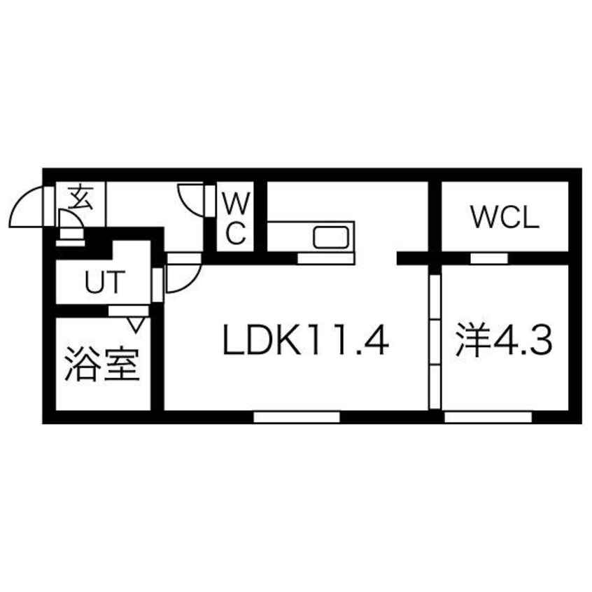 間取図 仮）南15西9MS