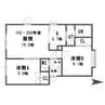 ルミエール南9条 2LDKの間取り