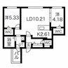 シティレジデンス南9条 2LDKの間取り