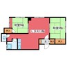 マンション和幸 2LDKの間取り