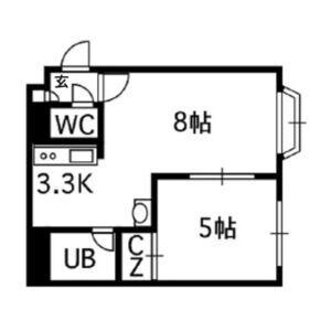 間取り図 アクアボーン8・8