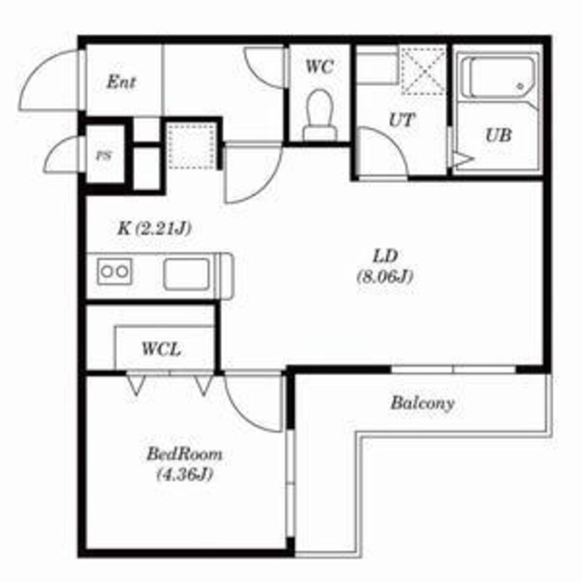 間取図 Fairmont Terrace