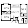 ドエル宮の森パート1 3LDKの間取り