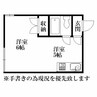 シティハイツ1315 1DKの間取り
