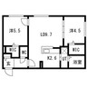 Lien S10 2LDKの間取り