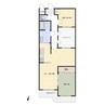 ライオンズマンション幌西 2LDKの間取り