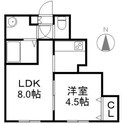 アドバンス中島公園の間取図