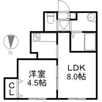 間取図 アドバンス中島公園