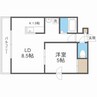 ドエル札幌南6条Ⅱ 1LDKの間取り