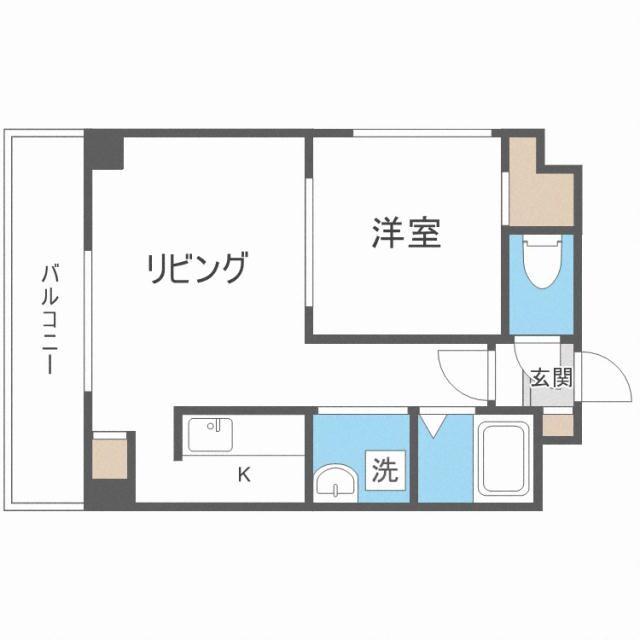 間取り図 ドエル札幌南6条Ⅱ