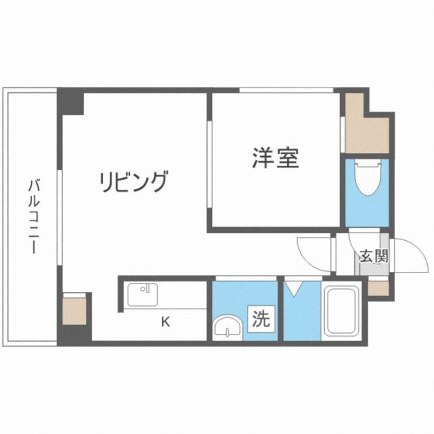 間取図 ドエル札幌南6条Ⅱ