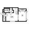 K-89 1DKの間取り