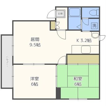 間取図 サンクレメンテⅠ