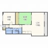 第３宏友ハイツ 2LDKの間取り