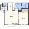 白石レモンハイツ 1LDKの間取り
