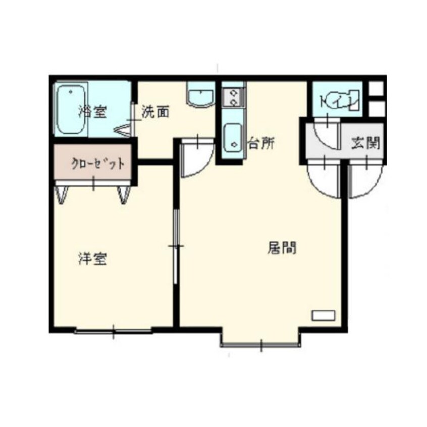 間取図 白石レモンハイツ