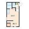 スタンホープ南郷 1DKの間取り