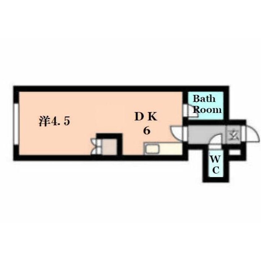 間取図 リベラルイン南郷