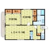 ドミンゴ山鼻 2LDKの間取り