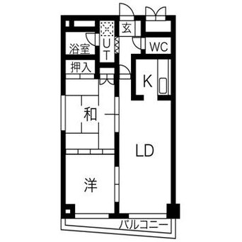 間取図 サンハイム大谷地