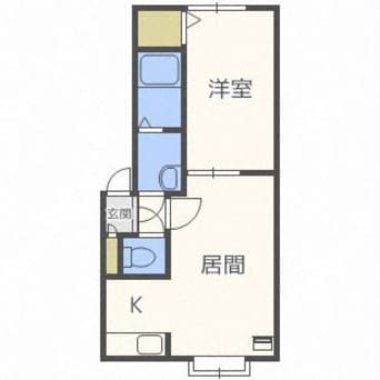 間取図 ラ・ポート菊水