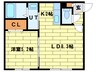 Ｃｏｎｆｏｒｔ1(コンフォールワン) 1LDKの間取り