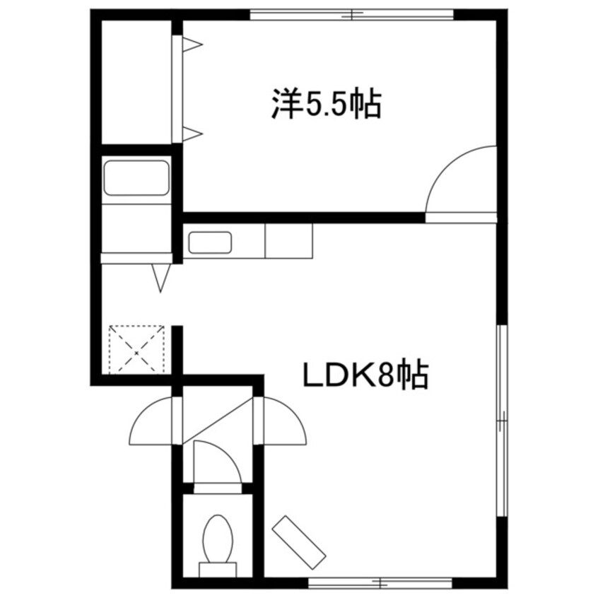 間取図 グレイスハイム月寒