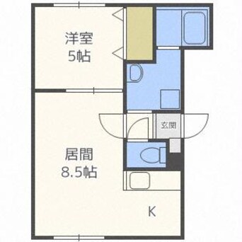 間取図 セリシール新琴似