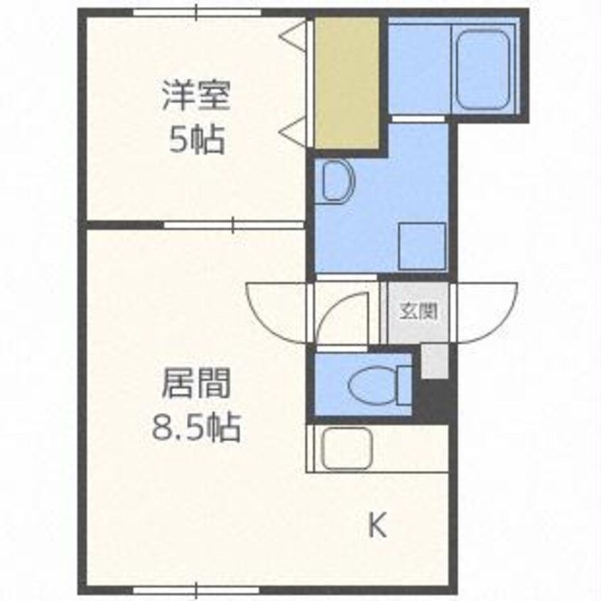 間取図 セリシール新琴似
