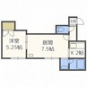 フィールドハウス34 1LDKの間取り