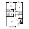 フラット２８ 2LDKの間取り