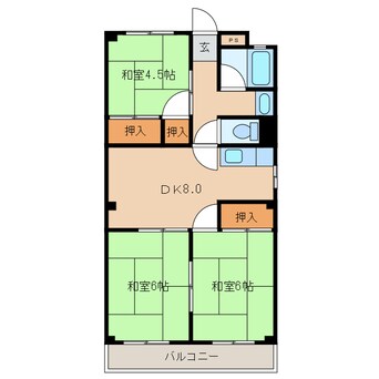 間取図 益田マンション