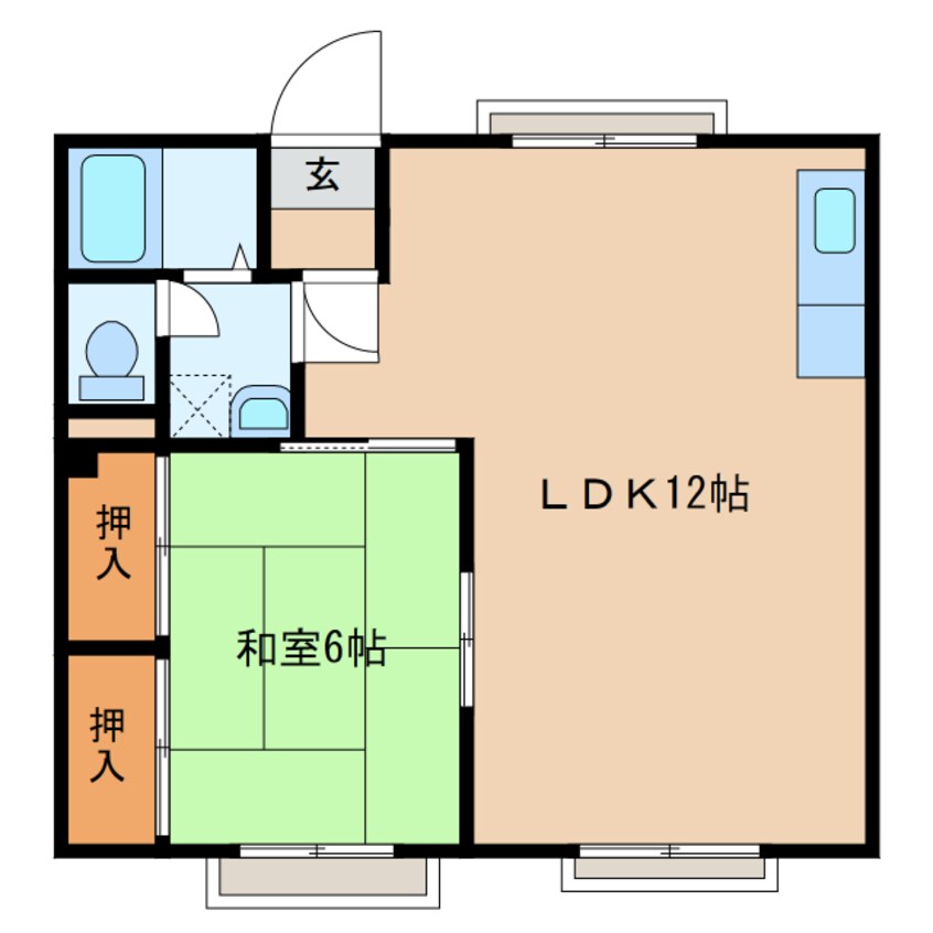 間取図 マンション鳩岡