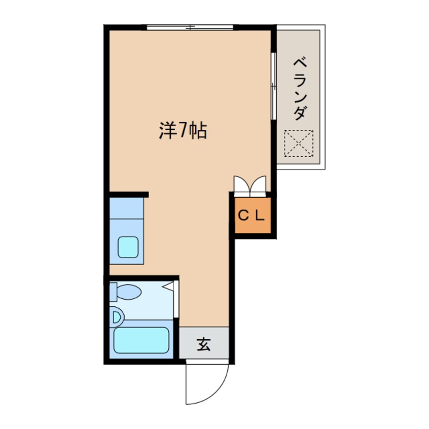 間取図 白国弘友ハイツ