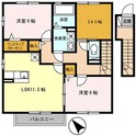 ハイムエルピスⅢの間取図