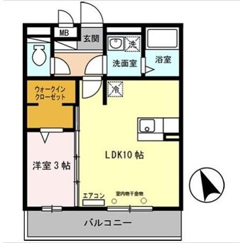 間取図 セジュール白浜　Ａ棟
