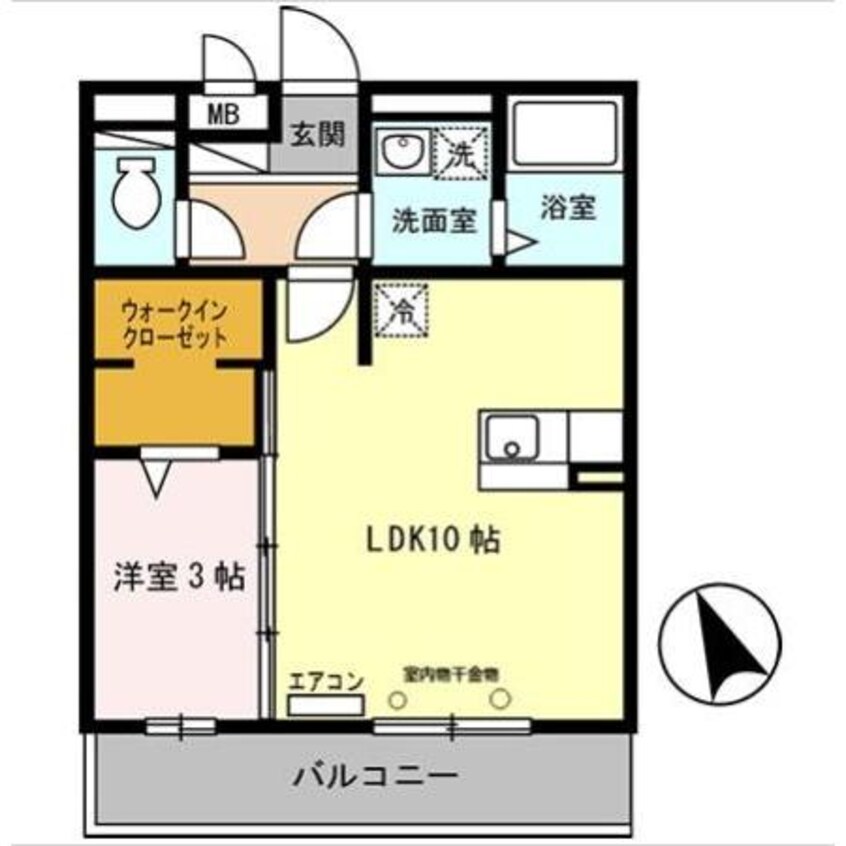 間取図 セジュール白浜　Ａ棟